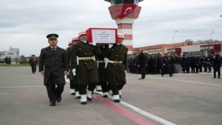 Şehit Kander Babürün naaşı Samsuna getirildi