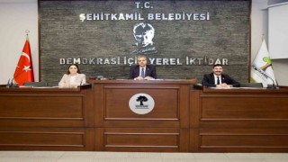 Şehitkamil Belediye meclis toplantısı yapıldı