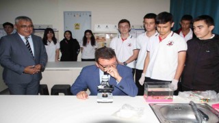 Serikte hayırsever firmadan fen lisesine 3 laboratuvar