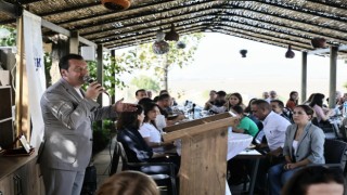 Silivri Belediye Başkanı Balcıoğlu öğretmenlerle kahvaltıda bir araya geldi