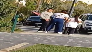Silivride çocuğunun gözü önünde eşini darp etti: O anlar kamerada