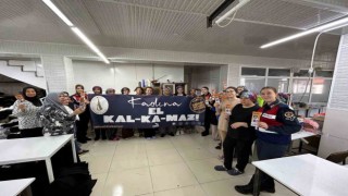 Simavda 37 tekstil çalışanı kadına KADES Uygulaması tanıtıldı