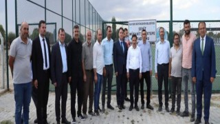 Sindelhöyük Stadında zemin düzeltme çalışmaları başladı