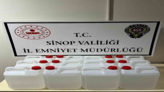 Sinopta kaçak alkol operasyonu: 1 gözaltı