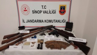 Sinopta silah kaçakçılığı operasyonu: 1 gözaltı