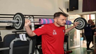 Sivasspor, fitness salonunda çalıştı