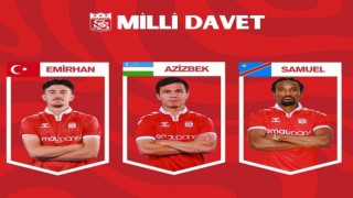 Sivassporda 3 isim milli takımlarına davet edildi