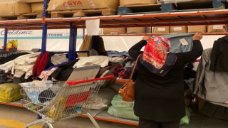 Sosyal market günde 70 kişiye destek sağliyor