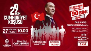 Sporcular bu sefer Cumhuriyet için koşacak