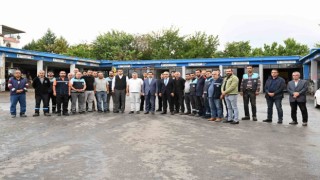 Taşkın Fen İşleri personeli ile bir araya geldi
