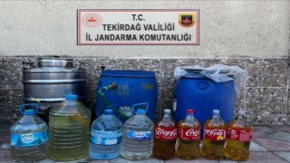 Tekirdağda kaçak tütün ve sahte içki operasyonu