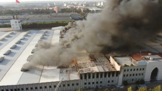 Tekirdağdaki fabrika yangını 3 saattir devam ediyor
