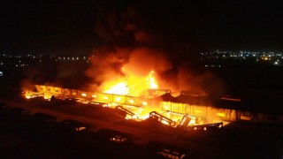 Tekirdağdaki fabrika yangını 9 saat sonra kontrol altındı