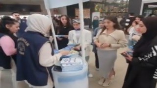 TEM ekipleri üniversiteli gençleri bilgilendirdi