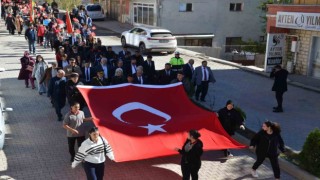 Tercanda Cumhuriyet Yürüyüşü yapıldı