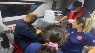 Ticari yatta yaralanan vatandaşa tıbbi tahliye