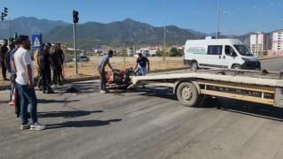 Tırla çarpışan motosikletin sürücüsü hayatını kaybetti