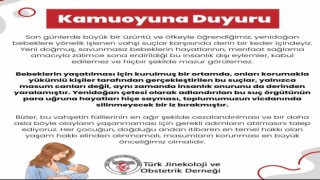 TJOD'dan Yenidoğan Bebek Cinayetlerine Sert Tepki
