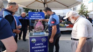 Tokatta pazar yerleri denetlendi