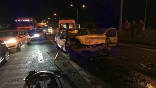 Trafik ışıklarında zincirleme kaza