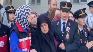TUSAŞ saldırısında şehit olan taksi şoförünün naaşı askeri törenle hastaneden alındı