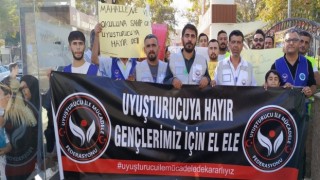 Uyuşturucuya karşı tepki yürüyüşü yapıldı