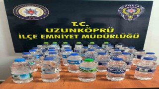 Uzunköprüde kaçak alkol operasyonu