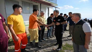 Vali Aktaş, Baklan yangın gözetleme kulesinde incelemelerde bulundu