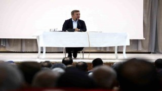 Vali Aydoğdu, muhtarlar ve esnaf temsilcileriyle toplantı yaptı