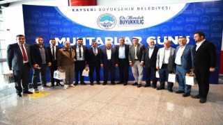 Vali Çiçek ve Başkan Büyükkılıç Muhtarlar Gününde muhtarlarla buluştu