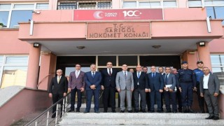 Vali Özkana Sarıgöl brifingi
