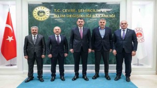 Vali Varol ve milletvekilleri Bakan Kurum ile bir araya geldi