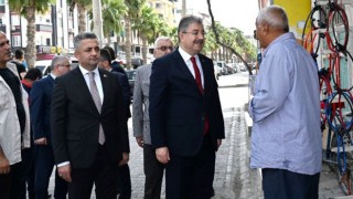 Vali Yılmaz, Esnaflara Ziyarette Bulundu
