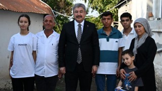 Vali Yılmaz’dan Dört Çocuklu Aileye Anlamlı Ziyaret