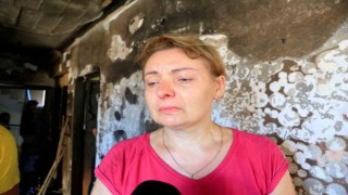Yangına uykuda yakalanan kadın alevlerin arasında kaldı, battaniyeyle korunmaya çalıştı