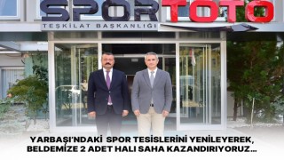 Yarbaşı Beldesine İki Yeni Halı Saha Müjdesi