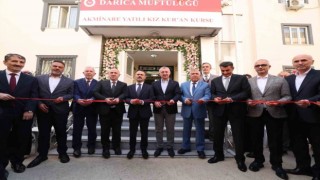 Yenilenen Akminare Yatılı Kız Kuran Kursu yeniden açıldı
