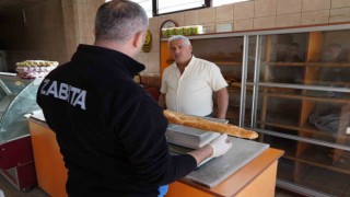 Zabıtadan ekmek fiyat tarifesi ve gramaj denetimi