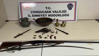 Zonguldakta tarihi eser kaçakçılığı operasyonu; 1 şüpheli gözaltında