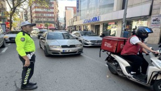 Zonguldakta trafik ekipleri çakar denetimi yaptı