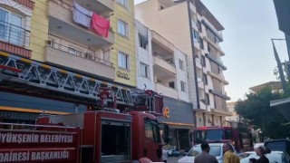 2 katlı evde çıkan yangın söndürüldü