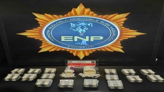 3 şüphelinin yakalandığı operasyonlarda çok miktarda narkotik madde ele geçirildi