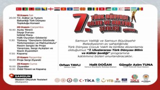 7. Uluslararası Türk Dünyası Bilim ve Kültür Şenliği Samsunda
