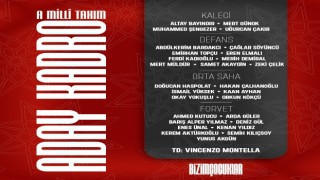 A Milli Takımın aday kadrosu açıklandı
