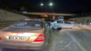 Adıyamanda zincirleme trafik kazası: 1 yaralı