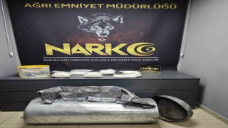 Ağrıda tırın su tankına gizlenmiş 7 kilo metamfetamin ele geçirildi