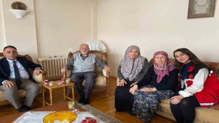 Aile ve Sosyal Hizmetler İl Müdürlüğünden yaşlı vatandaşlara ziyaret