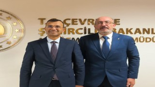 AK Parti Kütahya İl Başkanı Önsay, Milli Emlak Genel Müdürü Veli Tunçezi ziyaret etti