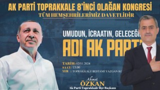Ak Parti Toprakkale 'de Kongreye Gidiyor: Özkan'dan Davet