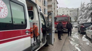 Aksarayda öğretmenevinde yangın paniği